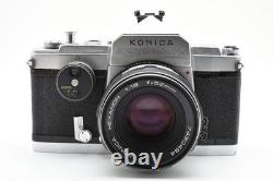 Exc+5 Konica Autorex 35mm Full & Half Frame Film Camera 52mm Lens From JAPAN