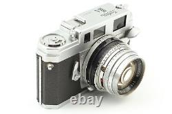 Exc+5 Konica IIIA Rangefinder Hexanon Film Camera 50mm F/1.8 III A From JAPAN