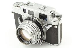 Exc+5 Konica IIIA Rangefinder Hexanon Film Camera 50mm F/1.8 III A From JAPAN