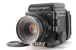 Exc+5 Mamiya RB67 Pro S Film Camera Sekor 127mm f3.8 Lens 120 Back From JAPAN