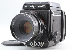 Exc+5 Mamiya RB67 Pro S Film Camera Sekor C 127mm f3.8 Lens 120 From JAPAN