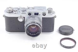 Exc+5 Nicca 3-F 35mm Film Camera with 50mm f2 Black Belt Lens L39 LTM From JAPAN
