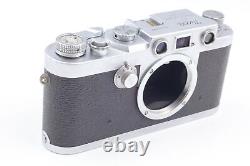 Exc+5 Nicca 3-F 35mm Film Camera with 50mm f2 Black Belt Lens L39 LTM From JAPAN