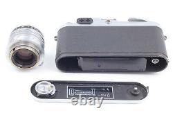 Exc+5 Nicca 3-F 35mm Film Camera with 50mm f2 Black Belt Lens L39 LTM From JAPAN