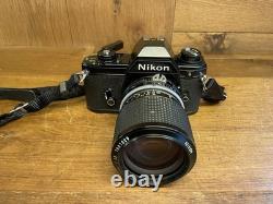 Exc+5 Nikon EM Film Camera Ai Zoom Nikkor 43-86mm F/3.5 Standard Lens