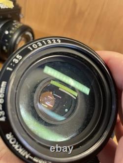 Exc+5 Nikon EM Film Camera Ai Zoom Nikkor 43-86mm F/3.5 Standard Lens