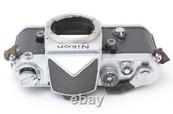 Exc+5 Nikon F2 Eye Level Silver 35mm Film Camera Body 50mm f/2 Lens JAPAN