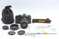 Exc+5 Nikon FM2 Black 35mm SLR Film Camera Body Ai-S 35-105 Lens From JAPAN