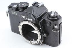 Exc+5 Nikon FM2 Black 35mm SLR Film Camera Body Ai-S 35-105 Lens From JAPAN