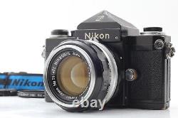 Exc+5 Nikon F Eye Level Black Film Camera Nikkor-S Auto 50mm f/1.4 lens JAPAN