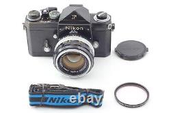 Exc+5 Nikon F Eye Level Black Film Camera Nikkor-S Auto 50mm f/1.4 lens JAPAN
