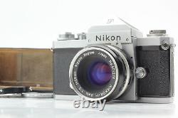 Exc+5 Nikon F Eye Level Silver Nikkor-H 50mm f2 Lens SLR Film Camera JAPAN