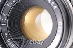 Exc+5 OLympus Pen F Half Frame SLR 38mm f1.8 Lens 35mm Film Camera From JAPAN