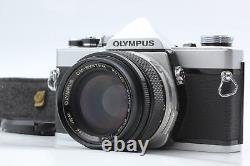 Exc+5 Olympus OM-1 Silver 35mm Film Camera OM 50mm f1.4 Lens From JAPAN