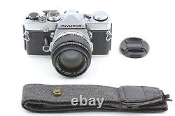 Exc+5 Olympus OM-1 Silver 35mm Film Camera OM 50mm f1.4 Lens From JAPAN