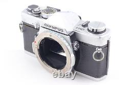 Exc+5 Olympus OM-1 Silver 35mm Film Camera OM 50mm f1.4 Lens From JAPAN