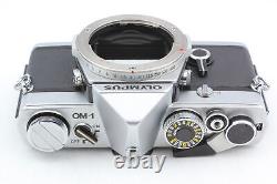 Exc+5 Olympus OM-1 Silver 35mm Film Camera OM 50mm f1.4 Lens From JAPAN