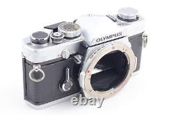 Exc+5 Olympus OM-1 Silver 35mm Film Camera OM 50mm f1.4 Lens From JAPAN