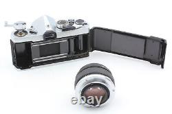 Exc+5 Olympus OM-1 Silver 35mm Film Camera OM 50mm f1.4 Lens From JAPAN