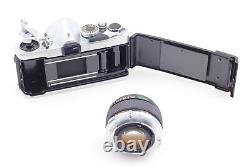 Exc+5 Olympus OM-1 Silver 35mm Film Camera OM 50mm f1.4 Lens From JAPAN