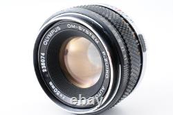 Exc+5 Olympus OM-2 Black SLR 35mm Film Camera 50mm f/1.8 Lens From JAPAN