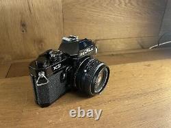 Exc+5 Pentax K2 Black SLR 35mm Film Camera SMC M 50mm F/1.7 Lens From Japan