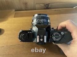 Exc+5 Pentax K2 Black SLR 35mm Film Camera SMC M 50mm F/1.7 Lens From Japan