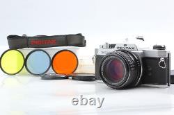 Exc+5 Pentax MX 35mm Film Camera Body Silver 50mm f1.4 Lens From JAPAN