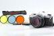 Exc+5 Pentax MX 35mm Film Camera Body Silver 50mm f1.4 Lens From JAPAN