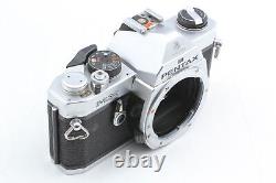 Exc+5 Pentax MX 35mm Film Camera Body Silver 50mm f1.4 Lens From JAPAN