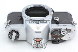 Exc+5 Pentax MX 35mm Film Camera Body Silver 50mm f1.4 Lens From JAPAN