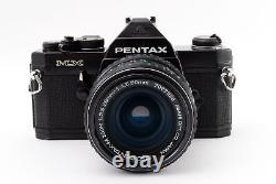 Exc+5 Pentax MX Black film camera with smc M F3.5 28mm 4.5 50mm Lens 1041542