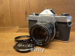 Exc+5 Pentax SP Spotmatic Film Camera SMC Takumar 55mm F/1.8 Lens From Japan