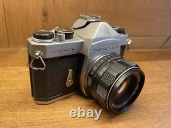 Exc+5 Pentax SP Spotmatic Film Camera SMC Takumar 55mm F/1.8 Lens From Japan
