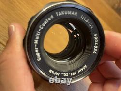 Exc+5 Pentax SP Spotmatic Film Camera SMC Takumar 55mm F/1.8 Lens From Japan