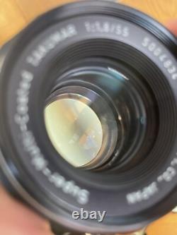 Exc+5 Pentax SP Spotmatic Film Camera SMC Takumar 55mm F/1.8 Lens From Japan