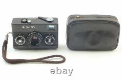 Exc+5 Rollei 35 Compact 35mm Film Camera Black Tessar 40mm f/3.5 Lens JAPAN