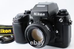 Exc+5 / Strap Nikon F4 SLR Film Camera AF Nikkor 50mm f1.4 D Lens From JAPAN