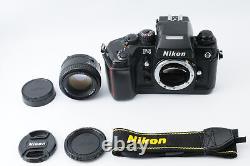 Exc+5 / Strap Nikon F4 SLR Film Camera AF Nikkor 50mm f1.4 D Lens From JAPAN