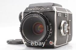 Exc+5 Zenza Bronica EC Film Camera Nikkor P. C 75mm f/2.8 Lens From JAPAN