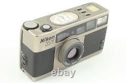 Exc+5 withCase Nikon 35Ti Ti 35mm Film Camera Point & Shoot Nikkor Lens Japan
