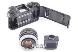 Exc+5 with Case Canon F-1 35mm Film Camera FD 50mm f/1.4 O Lens From JAPAN