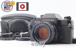 Exc+5 with Case? Contax RTS 35mm SLR Film Camera Planar 50mm F1.4 AEJ Lens JAPAN