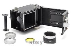 Exc + 5 with Case Rolleicord IV TLR Film Camera Xenar 75mm F3.5 Lens From JAPAN