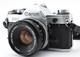 Exc+5 with Flash Canon AE-1 Silver 35mm SLR Film Camera FD 50mm F1.8 Lens JAPAN