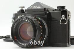 Exc+5 with Hood? Canon F-1 Film Camera Body + FD 50mm f/1.4 SSC Lens From JAPAN