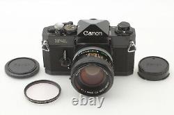 Exc+5 with Hood? Canon F-1 Film Camera Body + FD 50mm f/1.4 SSC Lens From JAPAN