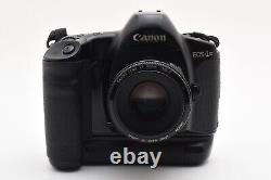 Exc+5 withstrap Canon EOS 1N BP-E1 35mm Film Camera EF 50mm F/1.8 ll Lens Japan