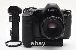 Exc+5 withstrap Canon EOS 1N BP-E1 35mm Film Camera EF 50mm F/1.8 ll Lens Japan