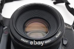 Exc+5 withstrap Canon EOS 1N BP-E1 35mm Film Camera EF 50mm F/1.8 ll Lens Japan